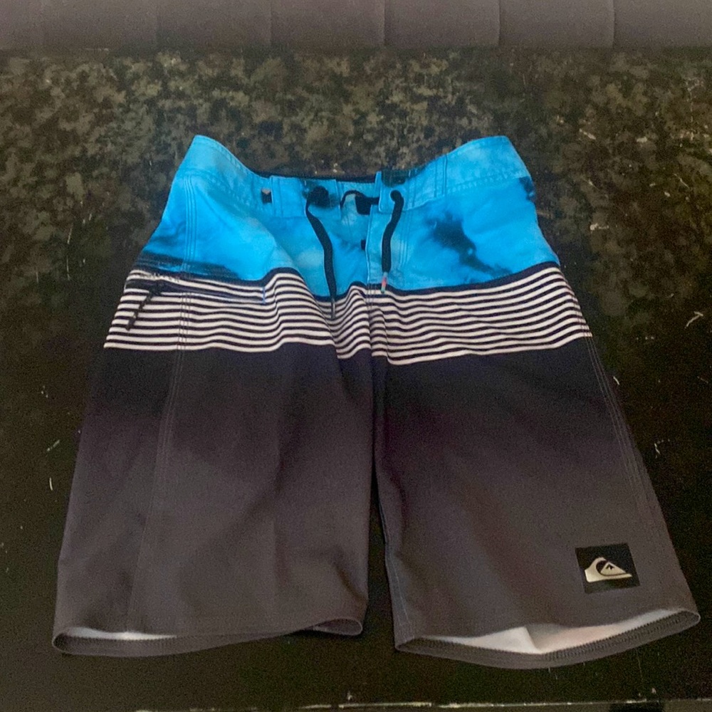 Boy’s Quicksilver swim trunks.  Great condition.